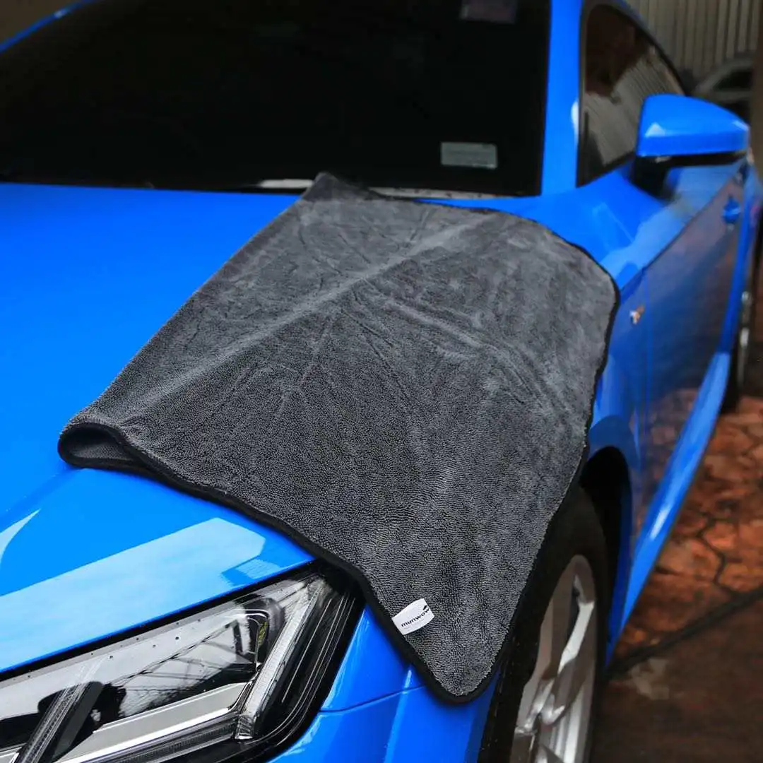 Quality Microfiber Twisted Loop Drying Car Towels Microfiber Quick Drying Towels Super Absorbent Twisting Car Wash Towel