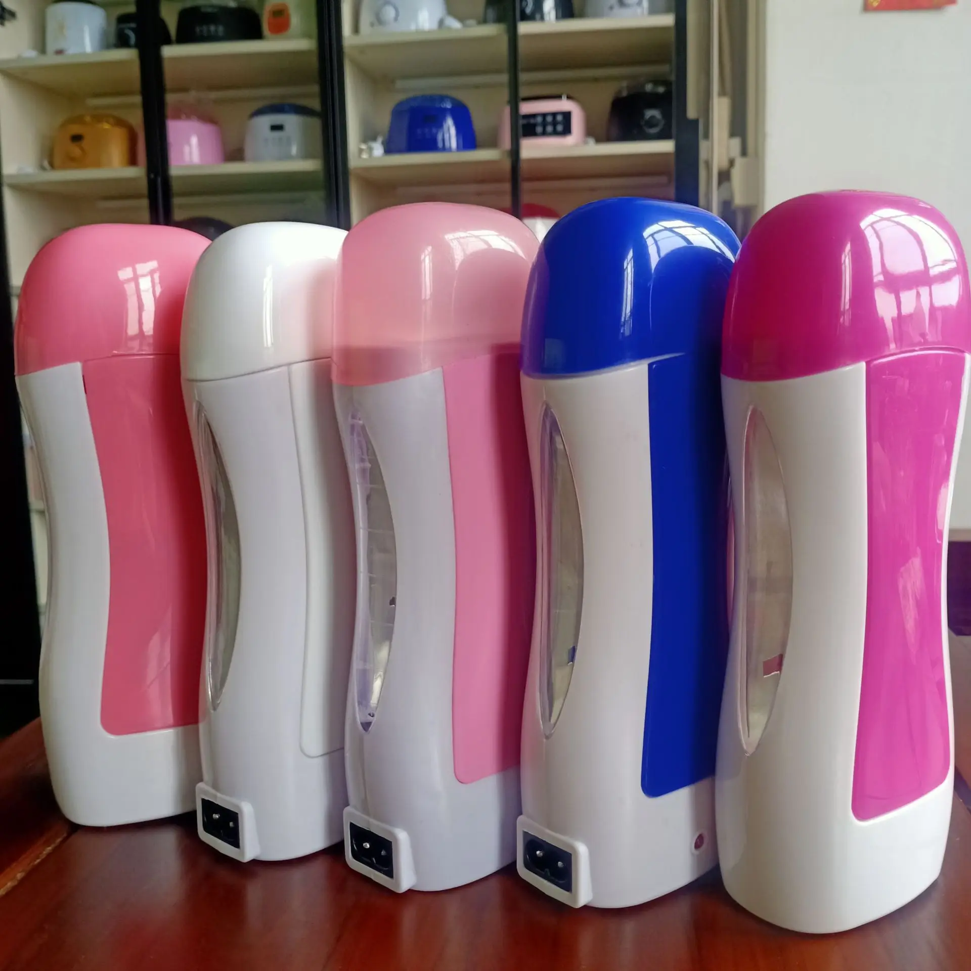 hot selling small order quantity 100ml hair removal roller wax heater waxing cartridge warmer machine for ready to ship