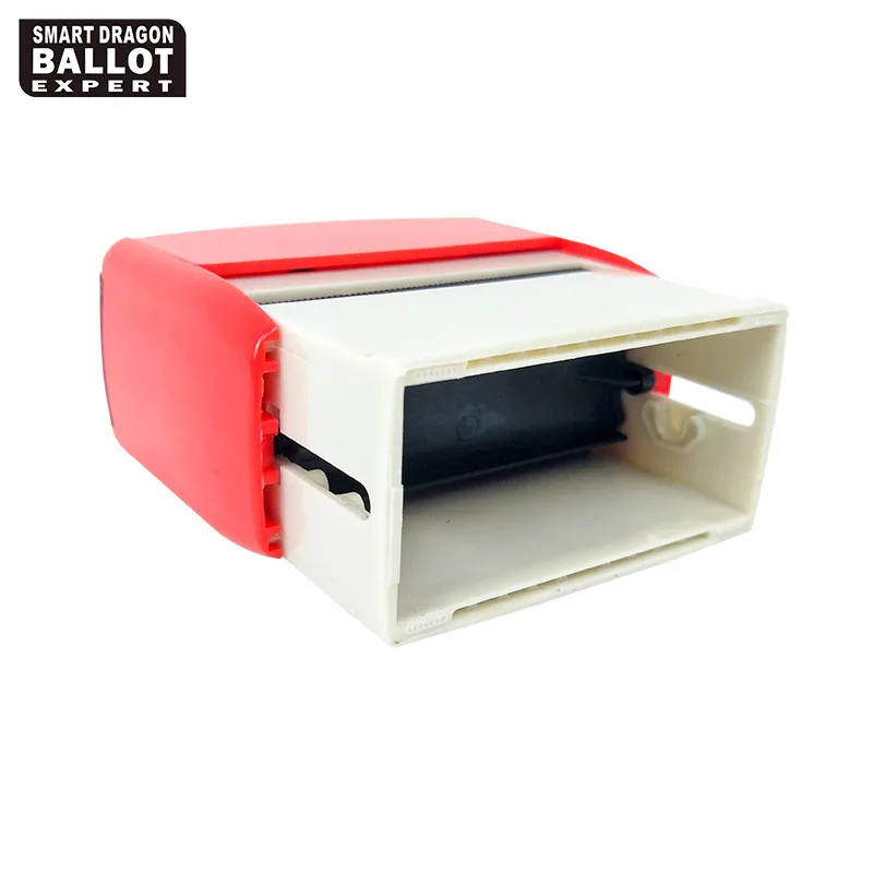Rectangle Election Office Use Self Inking Plastic Ink Stamp For Voting