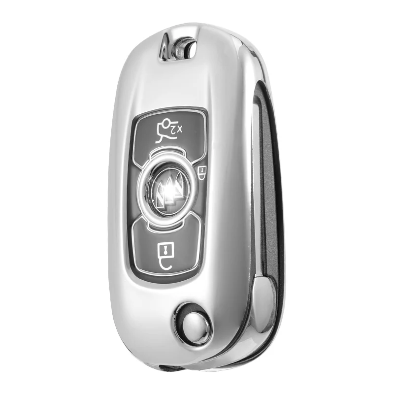 Car Logo New soft TPU Car Key Case Cover for Buick VERANO ENCORE GX GL6 for Opel Vauxhall Astra K Corsa E Protector Shell