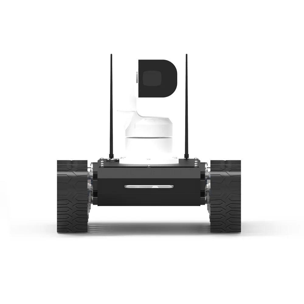 Large outdoor ground remote control plastic crawler mobile robot chassis tank chassis