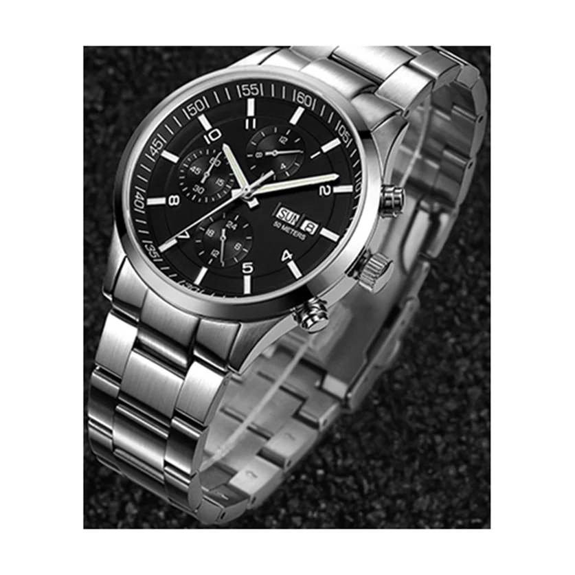 Fashion 316l steel case complete calendar negotiable price custom men automatic mechanical watches