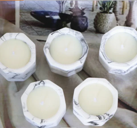 Home decoration paraffin wax ceramic customized aromatherapy oil diffuser scented candle