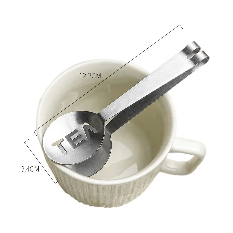 FANGYUAN top seller custom colors coffee & tea tools stainless steel tea bag tongs clip holder for loosing leaf