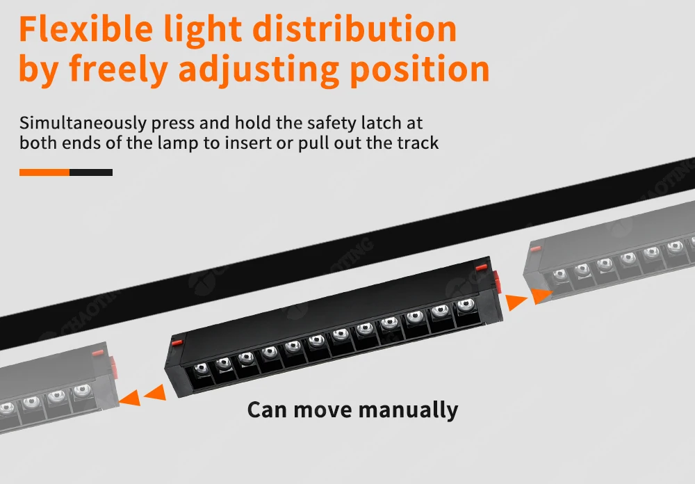 New Ceiling Rail Lighting Smart Dimmable Spotlight Commercial System Track Focus Lamp Led Magnetic Linear 18W Grille Spot Lights