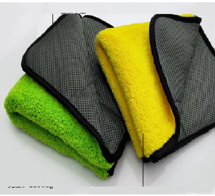 OEM Water Absorbent Double Sided Wash Towel 800GSM Microfiber Cleaning Cloth Coral Fleece Cloth Towel