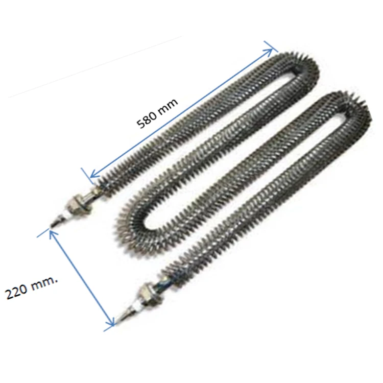 U type/W type heater Finned Tubular heating tube