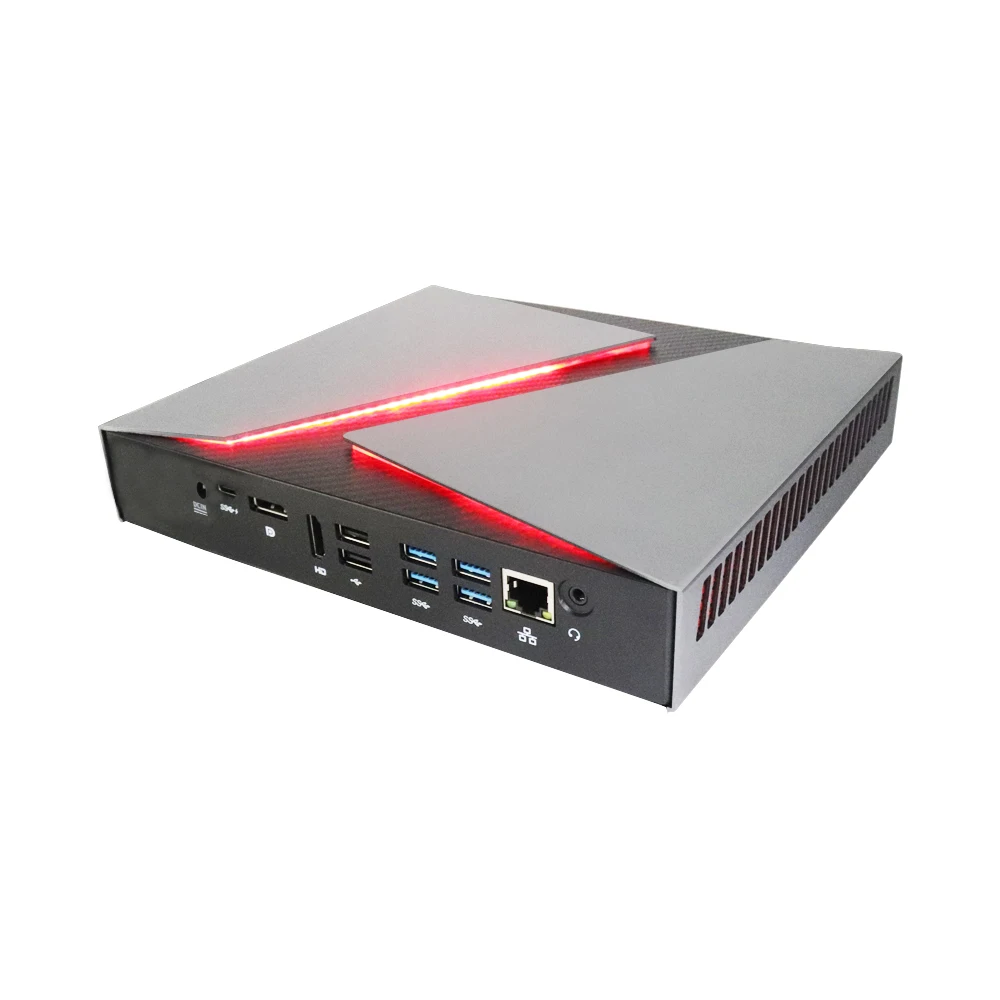 Mini desktop gaming pc Core i5 9300H  Type-C USB3.1 2 * DDR4 6 Cores with GTX1650 small mini pc