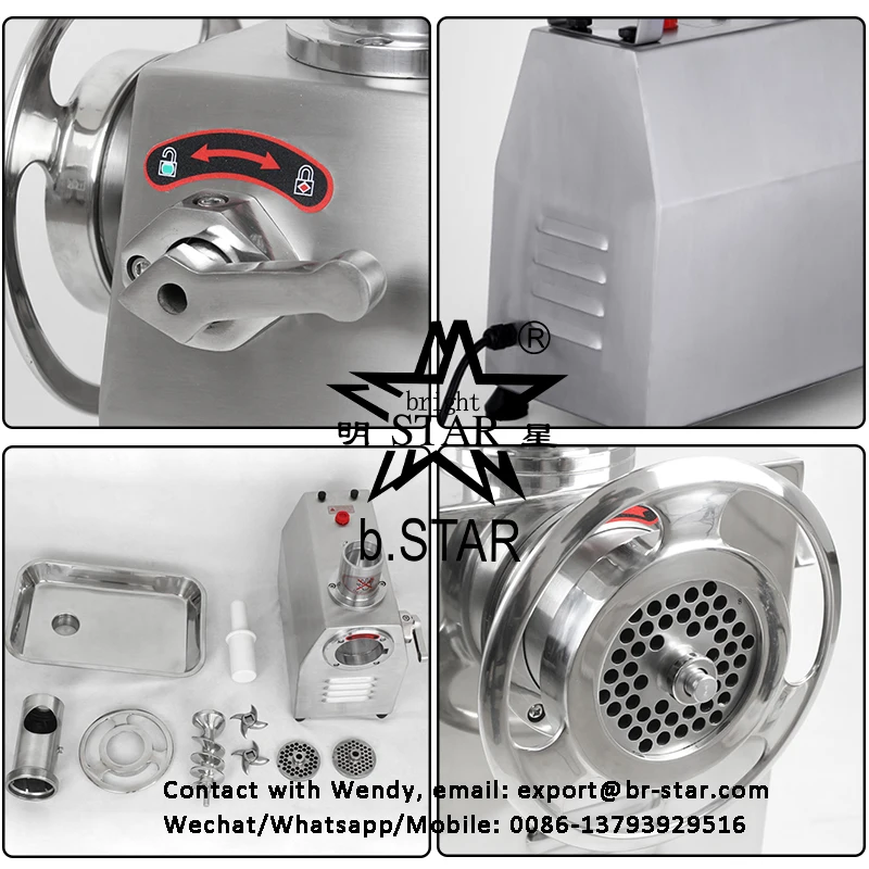 2200W Stainless Steel Meat Grinders Commercial Grinder TK 22 32 Commercial Use Food Mincer Electric Meat Grinder for Sale