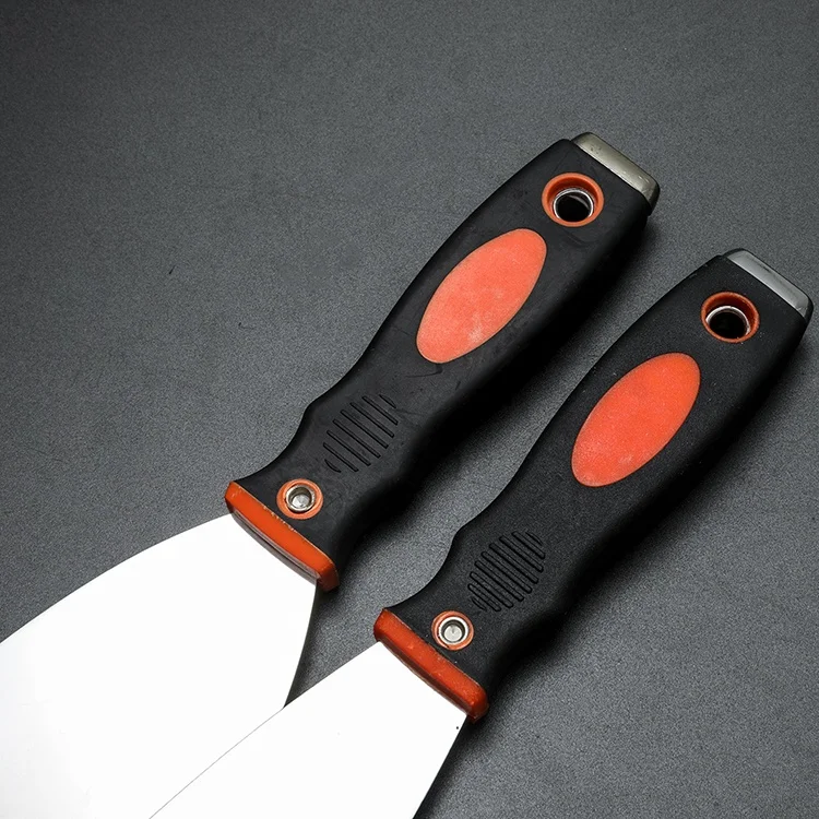 Flexible Stainless Steel Blade Paint Scraper Spackle Knife Scraper With Hammer End