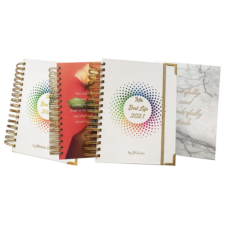 Factory Wholesale High-Quality Custom Printed Journal Notebook Refined Offset Printing Double Wire Bound Custom Book Printing