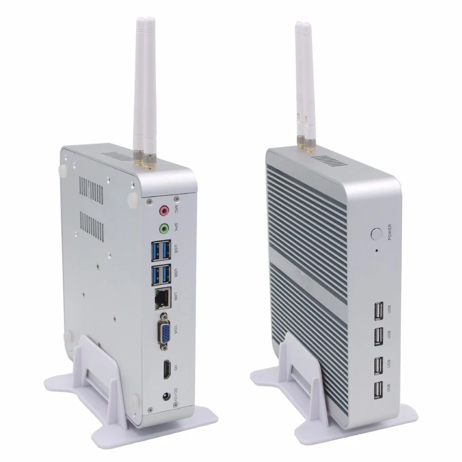 ПК без вентилятора Core i5 8250 DDR4 RAM 4K HD VGA LAN pc gamer настольные компьютеры лучшие продажи