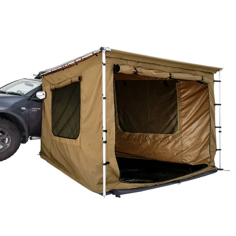 Waterproof Sun Shade Aluminum Pole Awning Room Sliding Outdoor Suv Auto Roof Tent