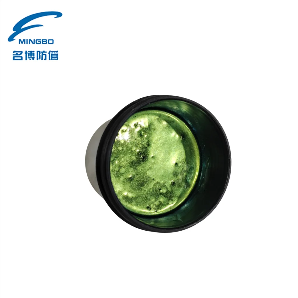 Optical variable ink by silk screen printing OVZ7107 Yellow green to blue