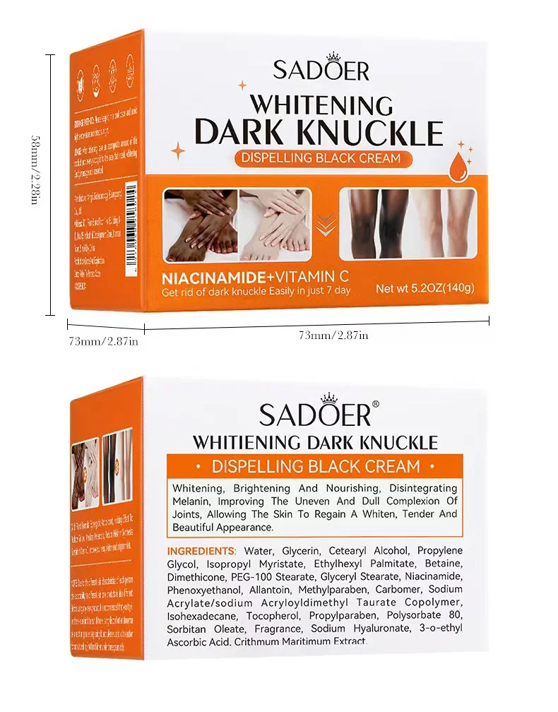 Best Selling Nourishing Smooth Protect The Skin Natural Formula Joint Whitening Dark Knuckle Cream