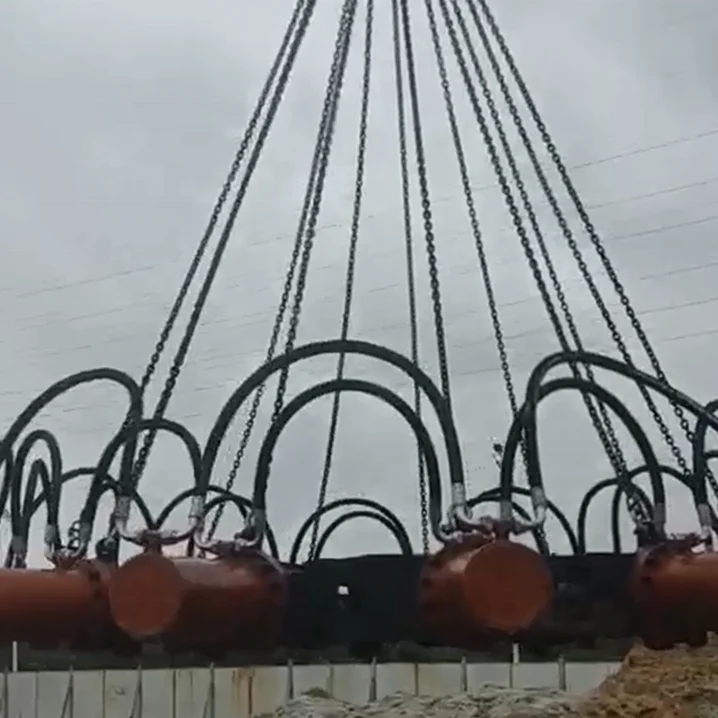 DINGLI Machinery New Product Hot Sales bridge piles Hydraulic breaker with 8 modules breaking diameter 600-800mm