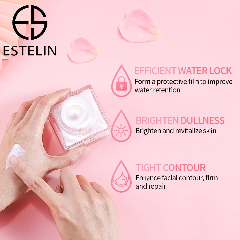 ESTELIN Skin Care Cherry Blossoms Micro-Nutritive Regeneration Cream 50g Moisturizing nourishing Smoothing Facial Cream