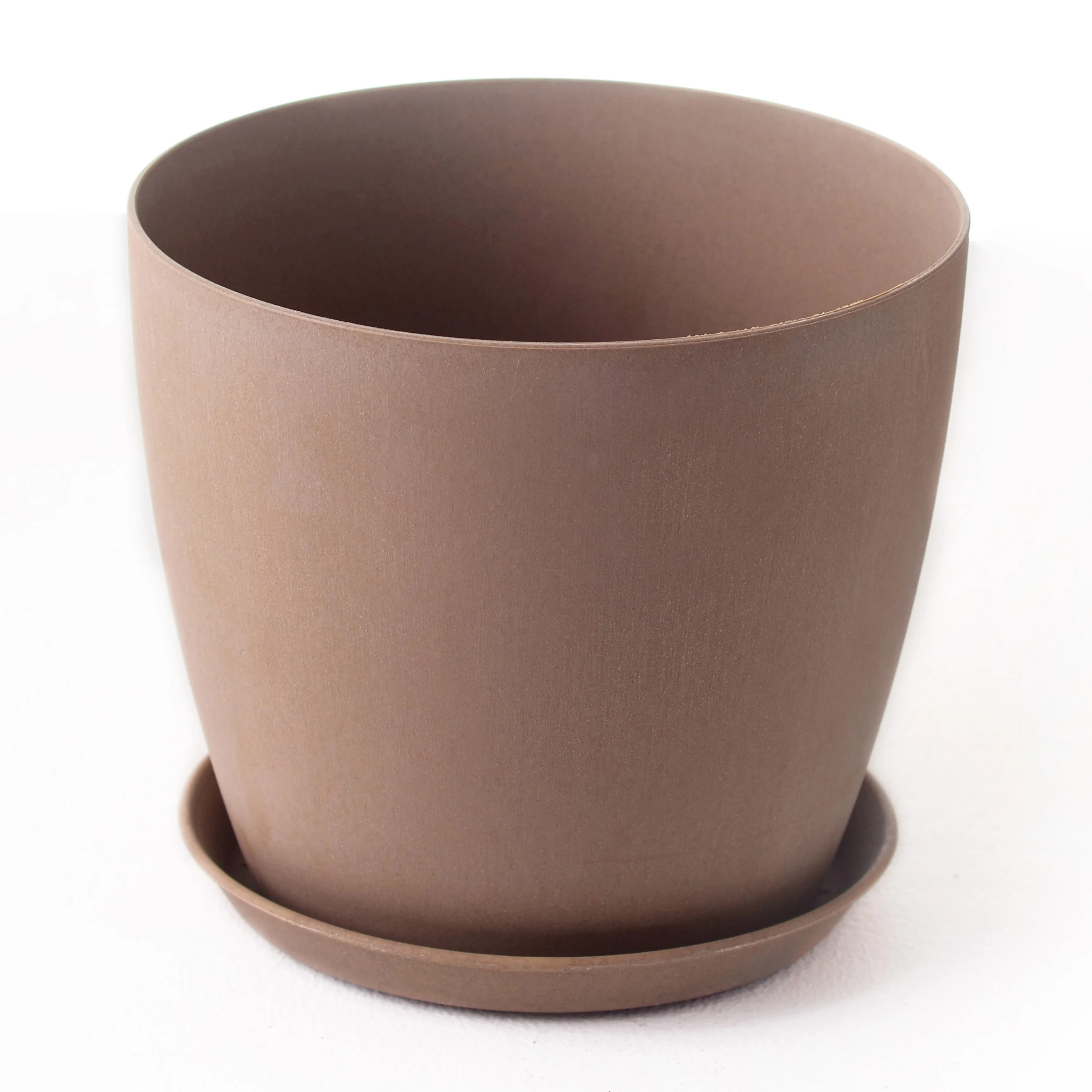 Durable Plastic Straw Biodegradable WPC Flower Pot for Outdoor XF-J002