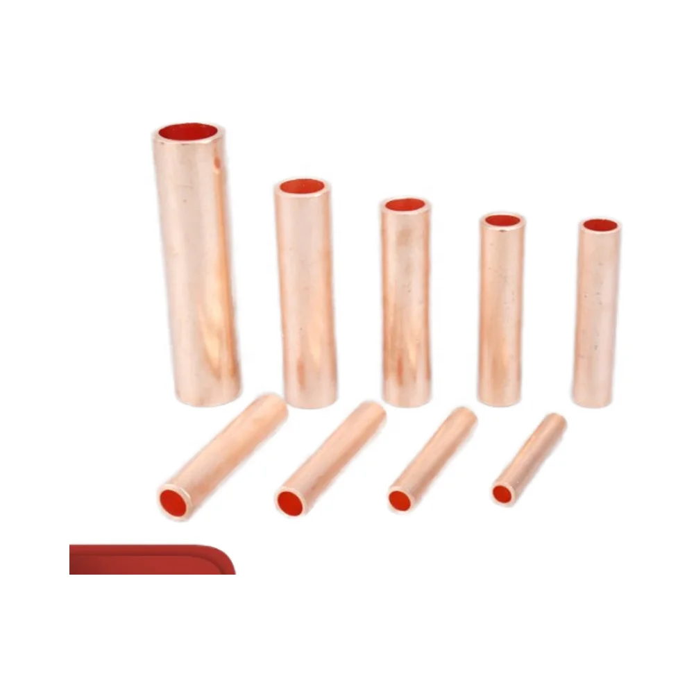 GT-50mm² copper connecting tube copper blocking oil connecting tube splicing and docking  power fittings cable docking