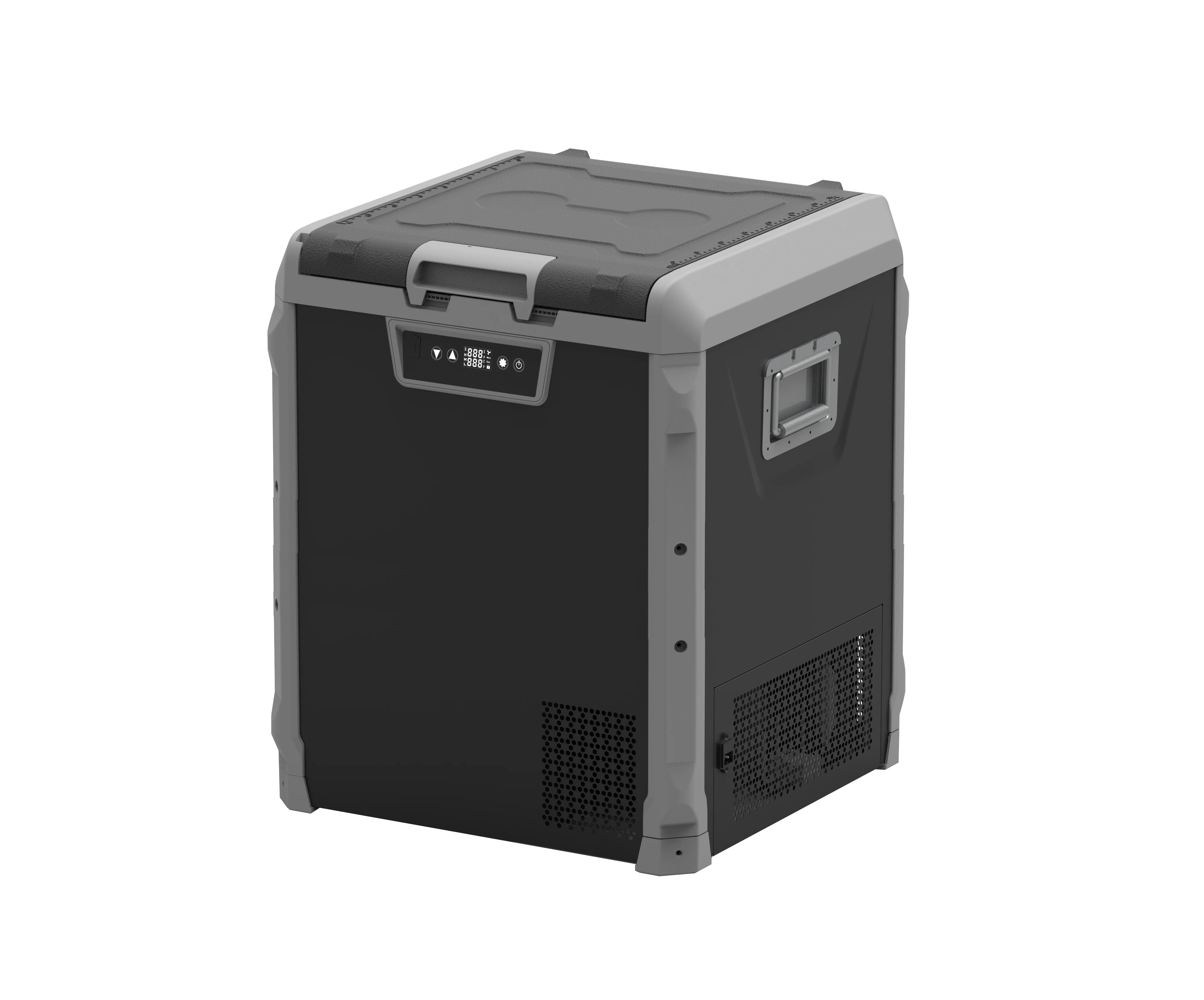 Freezer Fridge Dc Compressor For Car 35l Refrigerator Camping Portable 12 Volt Ce 12v Grey Small Icebox For traveller