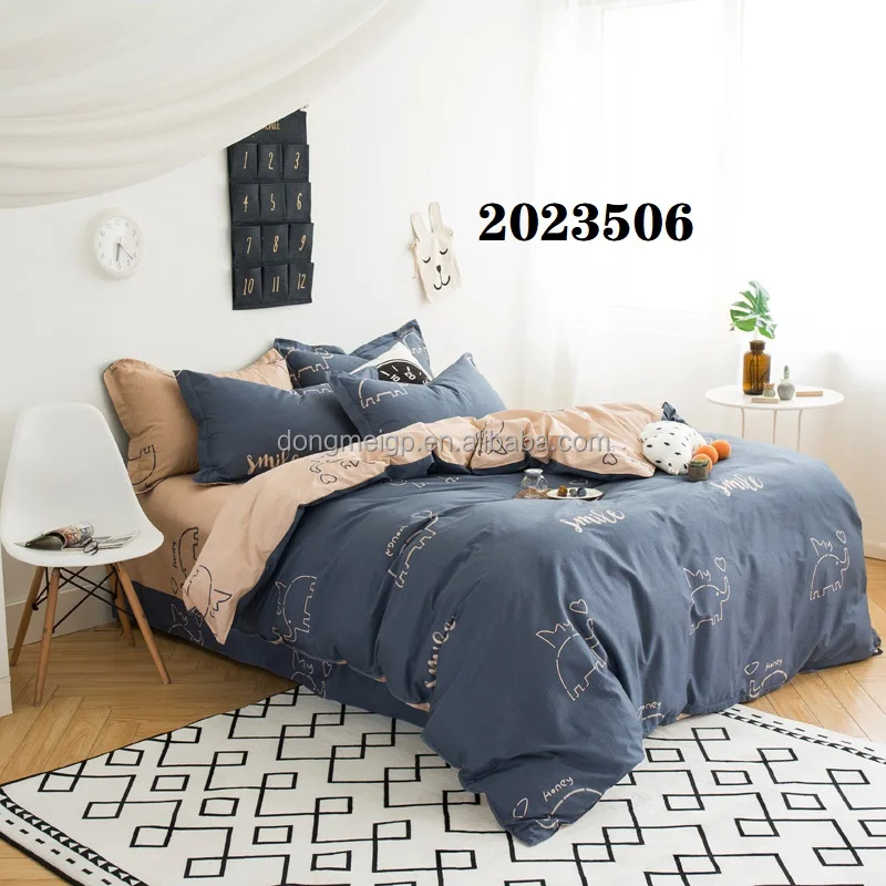 home textile 100% Cotton Duvet Cover Home 4 Pieces Bed Sheet Set Quality
