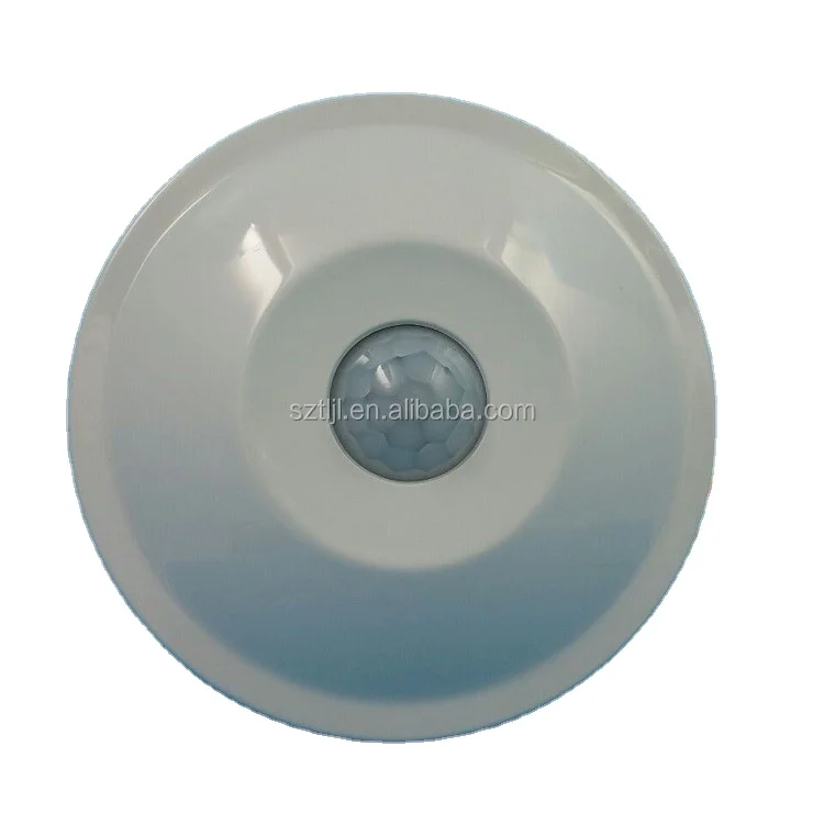 
Infrared round ceiling pir sensor body motion induction switch output relay AC220V Adjustable delay sensitivity 