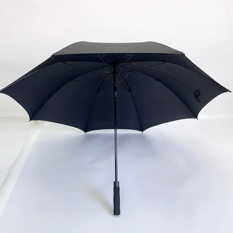 Good Quality Factory Directly Lightweight Luxury Wood With Logo Wooden Handle Storm Proof Golf Umbrella