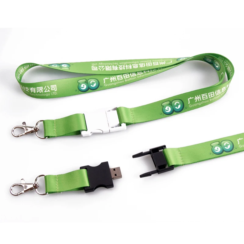 Best seller fashion lanyard with memory stick / usb flash drive lanyard