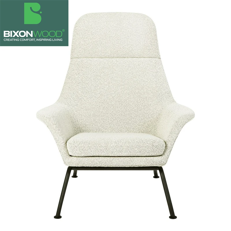 BIXONWOOD Best Price Reclining Massage Wing Chair Swivel Arms Moulded Foam with Metal Base Lounge Chair for Home Hotels
