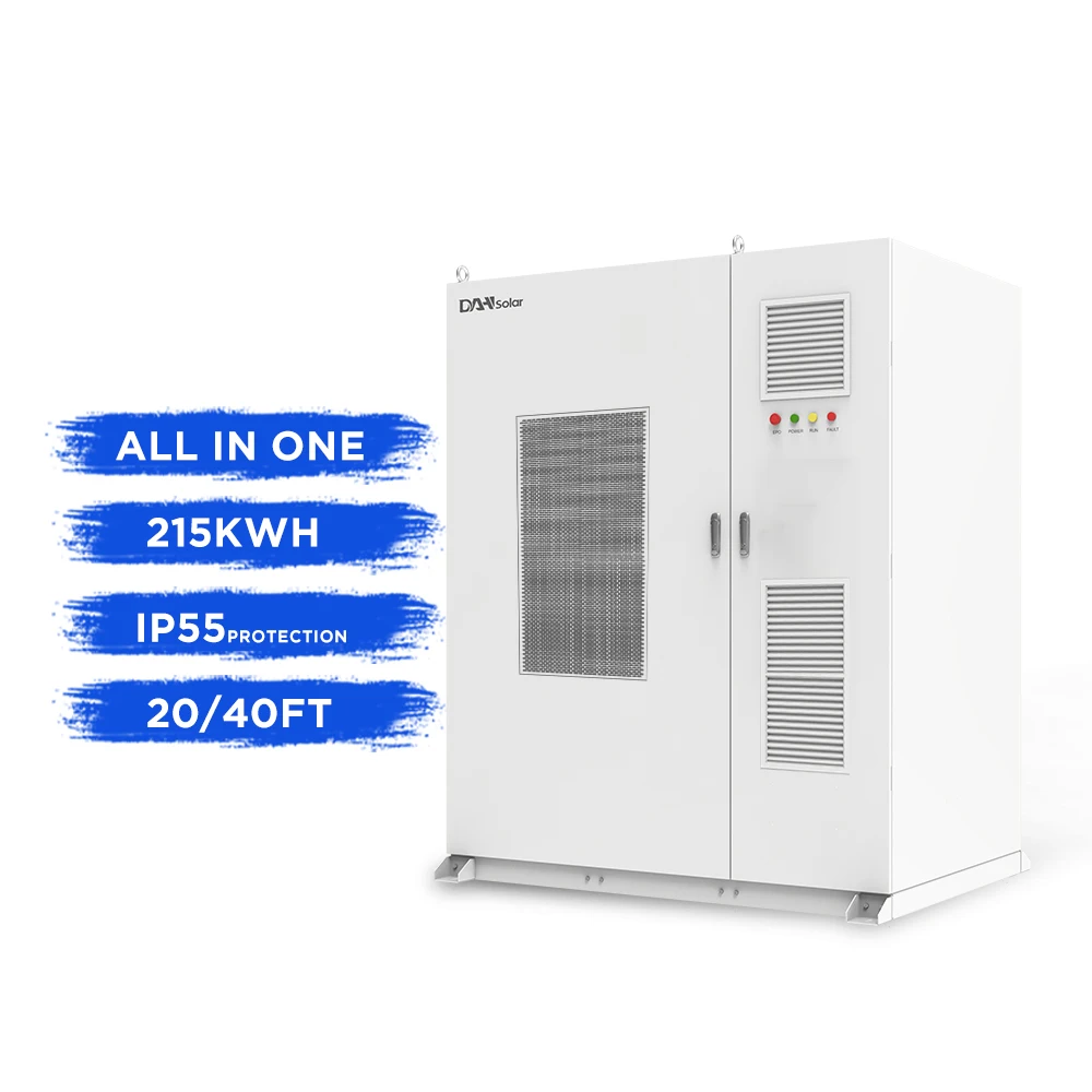 DAH Solar Outdoor Utility ESS Container 100kwh 200kwh 500KWH Battery For Energy Storage Power Station solar battery storage