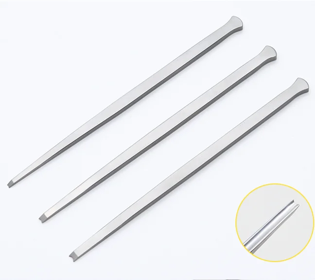 Stainless Steel Semicircular beveled blade head Nasal bone chisel rhinoplasty instruments rhinoplasty set surgical instrument