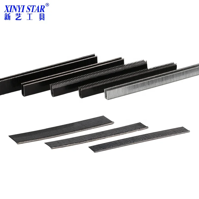 XINYI medium-carbon staples K407 K410 K413 K416 high-carbon brad nail F12 F15 F20 K410 K413 18ga staple pin