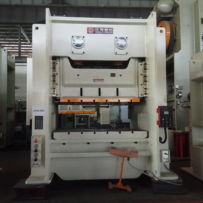 High-precision JW36-160T Straight-side two point press  Stamping Punch Machine /Double Crank Power Press Machine