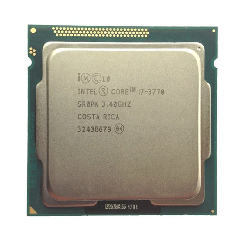 Для настольных ПК процессор intel core i7 3770 3,4 ГГц 8M четырехъядерный i7 процессор LGA1155