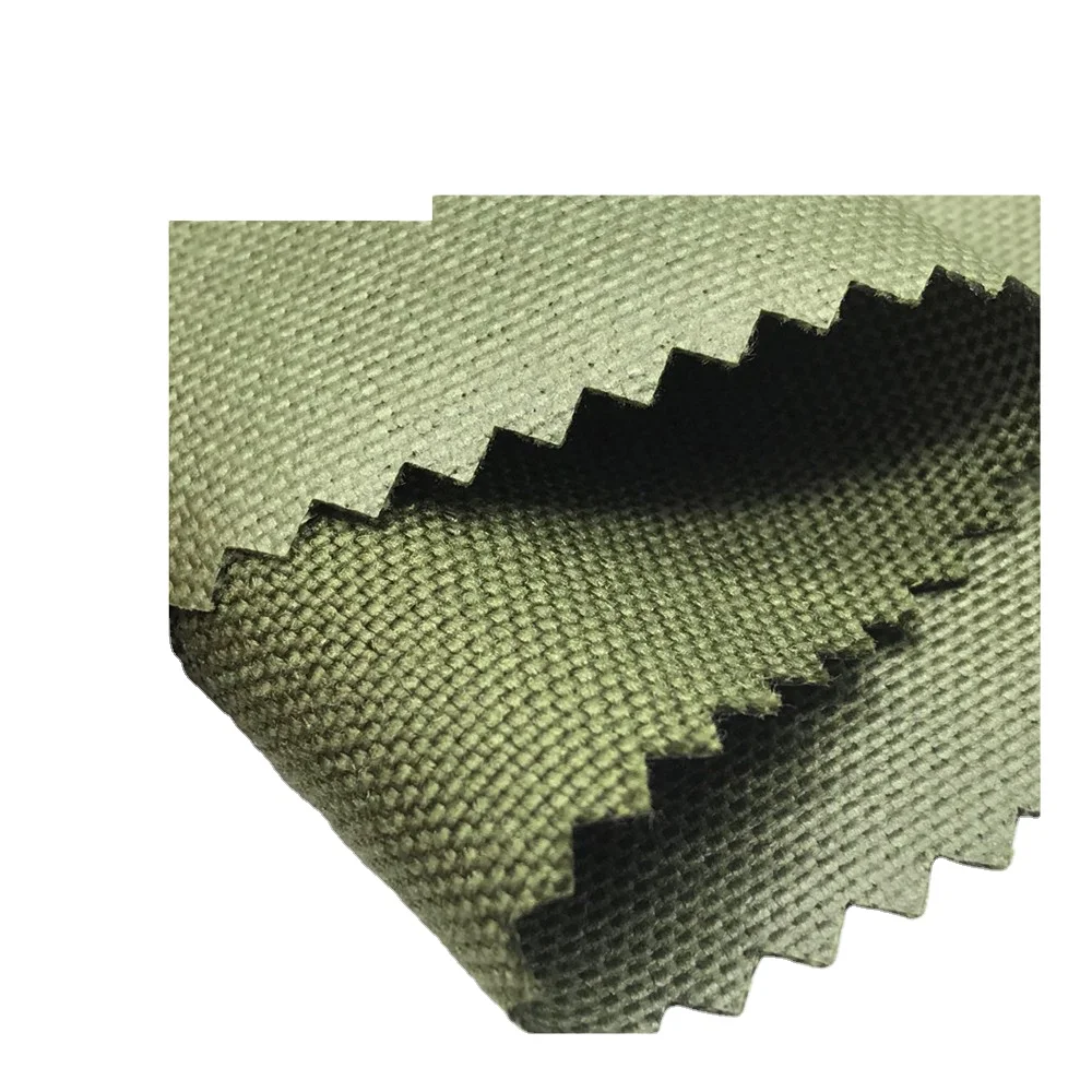 hot sale high quality waterproof 100% polyester green oxford fabric PU coated for bags suitcases