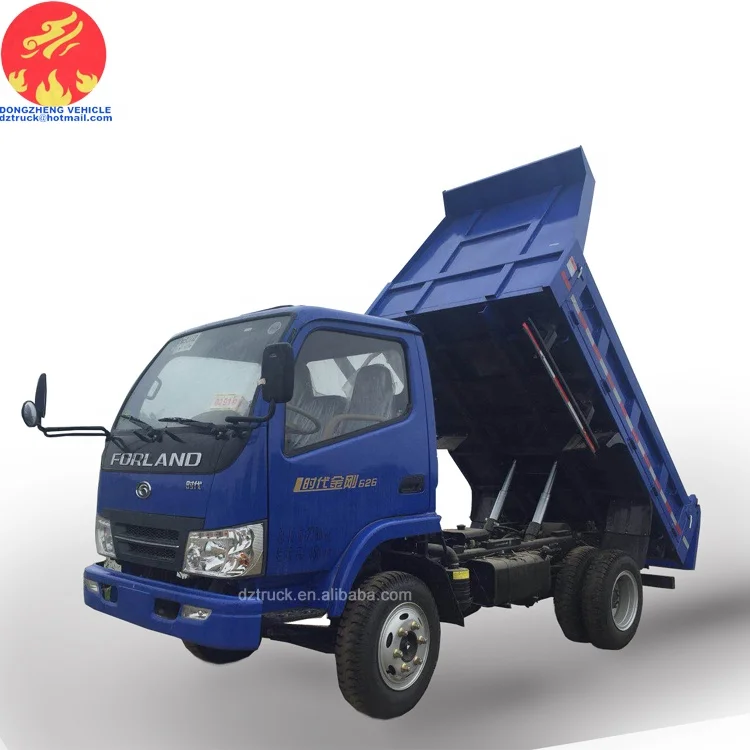 Foton Forland 5t dump dumper truck with hgih and low shaft, Forland tipper truck for sale