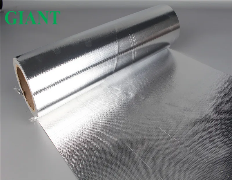 fiberglass reinforced aluminum foil composite materials for pu roof for export