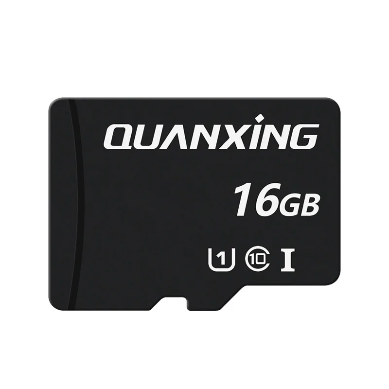 QUANXING TF Card 16GB Class10 U1 High Speed for Phone/Camera/Recorder Micro 16G C10 SD Memory Card