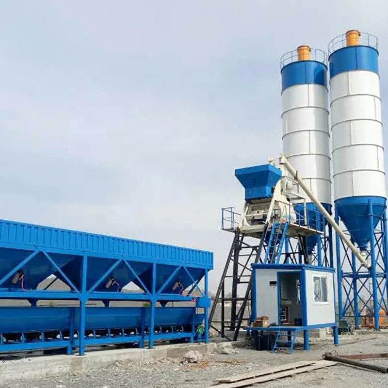 SICOMA Brand Beton Batch Mix Concrete Plant Small HZS 25 35 50 60 75 90 120 180 240 m3/H Concrete Wet Batching Plant