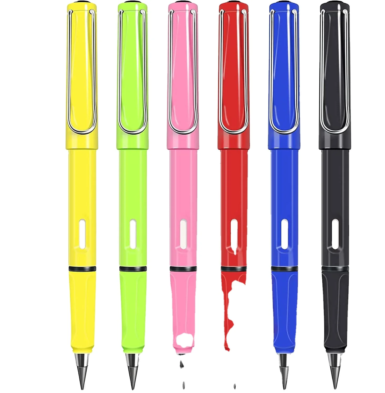 black science non-broken free sharpen metal barrel eternal alloy lead pencil without eraser