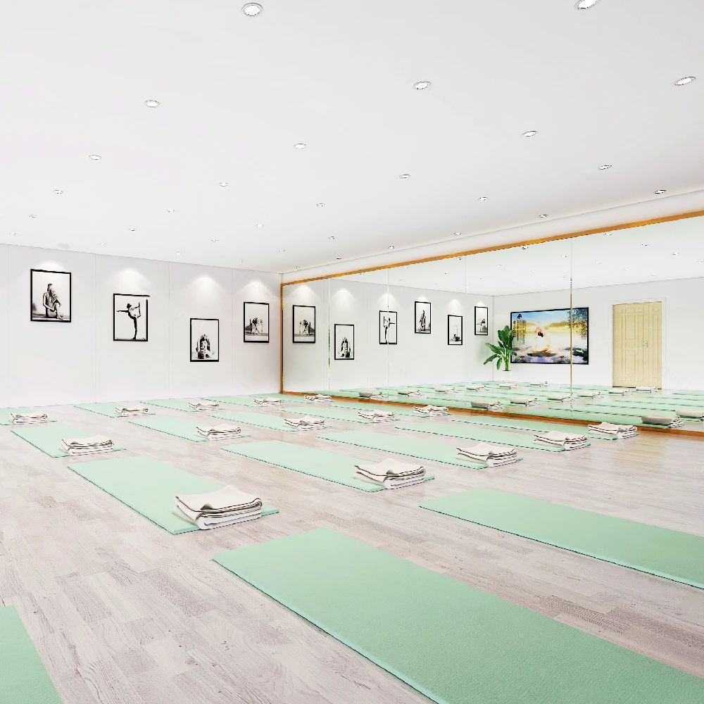 DDP USA Yoga Room Mirror wall panels Large Size Aluminum/Silver Mirror Sheet for Gym wall Dancing room glass mirrors HD