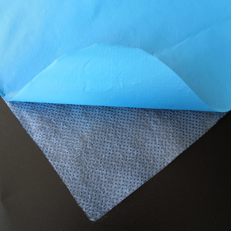 Laminated hydrophilic Non woven fabric for making medical bed sheet