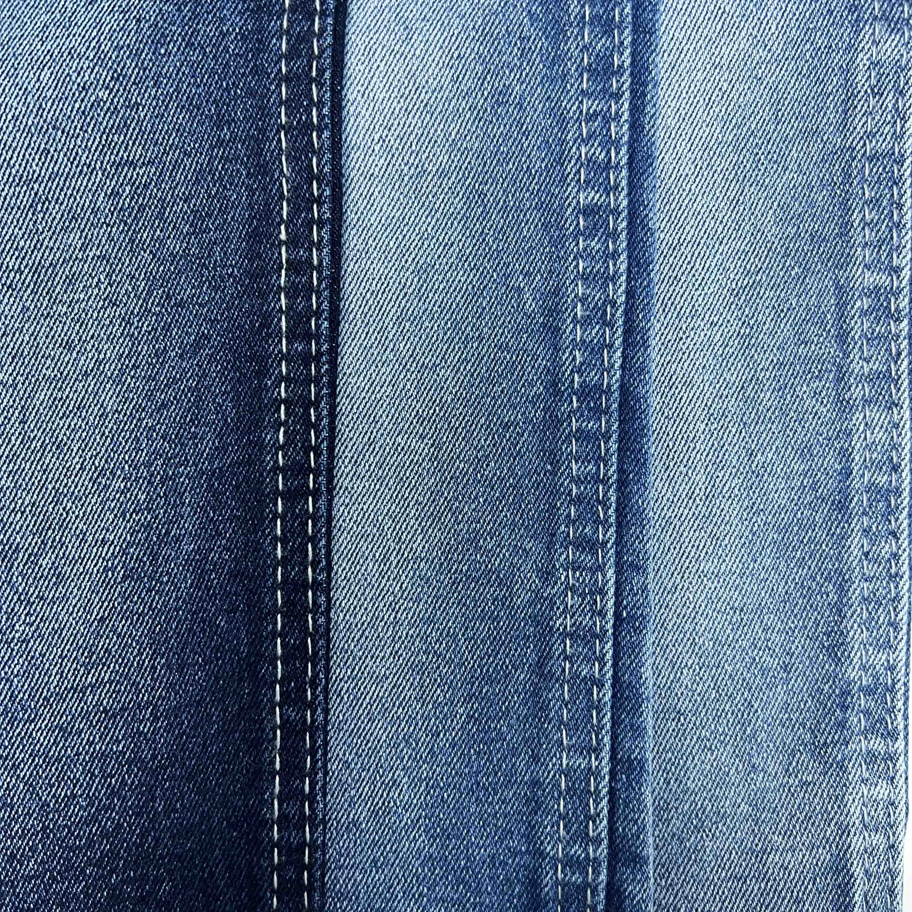 Custom 99% Cotton 1% Elastane Denim Fabric To Mexico Tela Jean Manufacturers