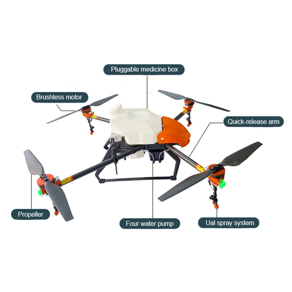 Agriculture helicopter drone fumigation uav sprayer agricultural electric sprayer