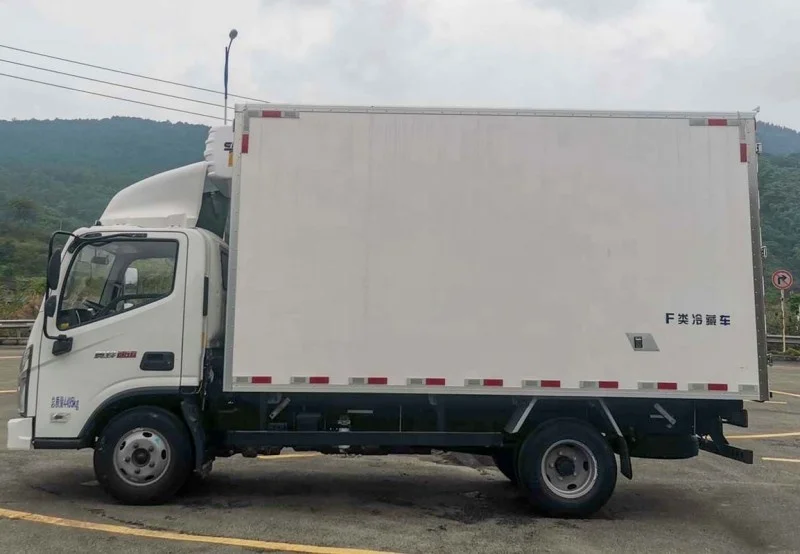2023 Foton 4X2 3Ton 5Ton Freezer Cooling Truck Cold Food Transport Refrigerated Truck for Sale