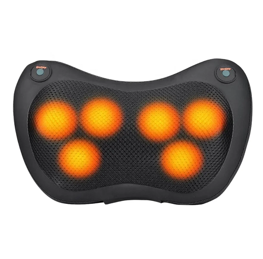 portable  massage chair 4d electric shiatsu kneading muscle pain relief whole body vibrate neck pillow massager