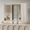 Bright Beauty Vanity Hollywood Makeup Mirror Oval Led Bathroom Mirror Crystal Diamond Vanity Mirror With Lights