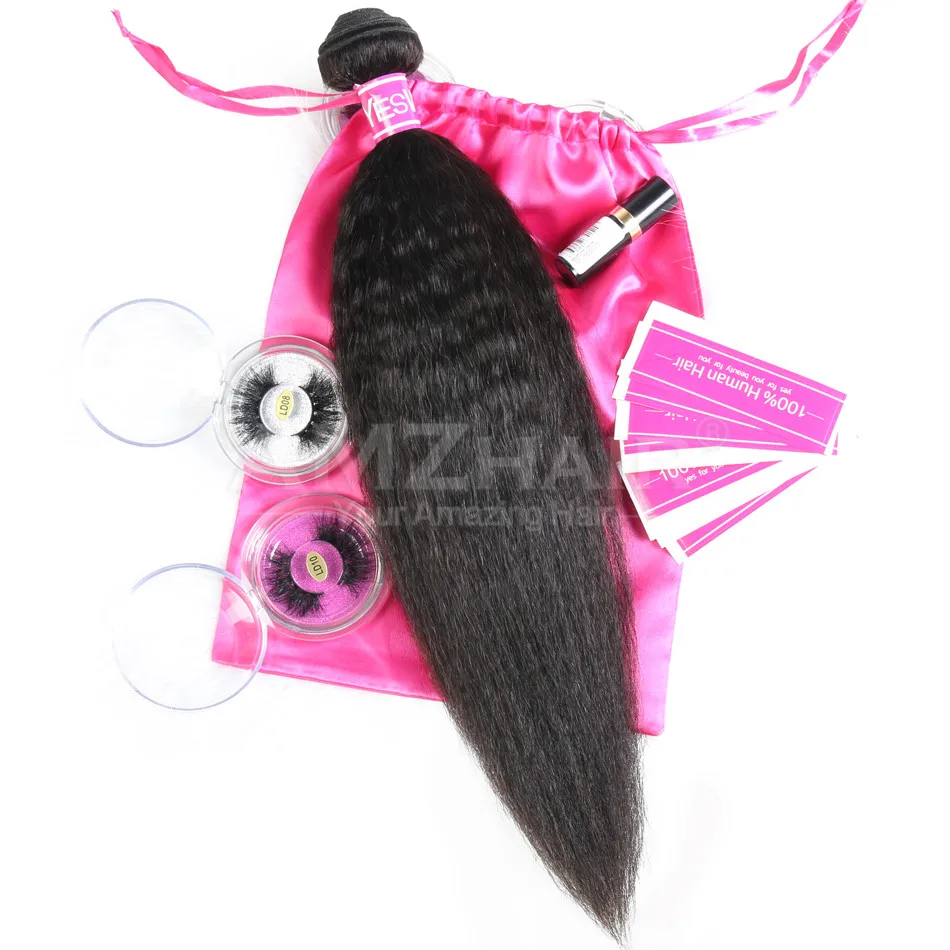 Amzhair Cheap Price Kinky Straight Peruvian Human Cuticle Aligned Remy Hair Bundles  Double Weft Human Hair Extension Vendor