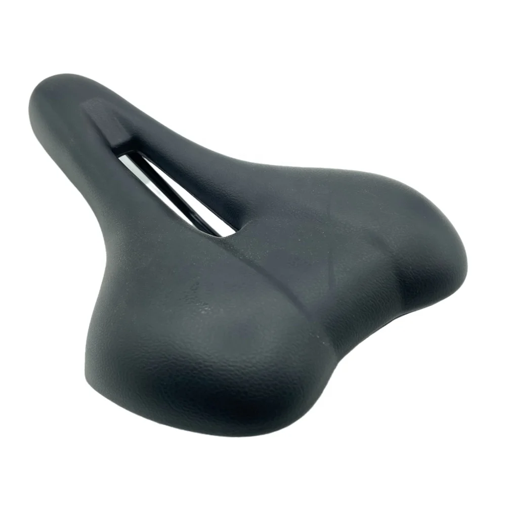 High Quality Black Bicycle Saddle with Selected High Strength Plastic Base Plate for Mountain Sports Bike Saddle