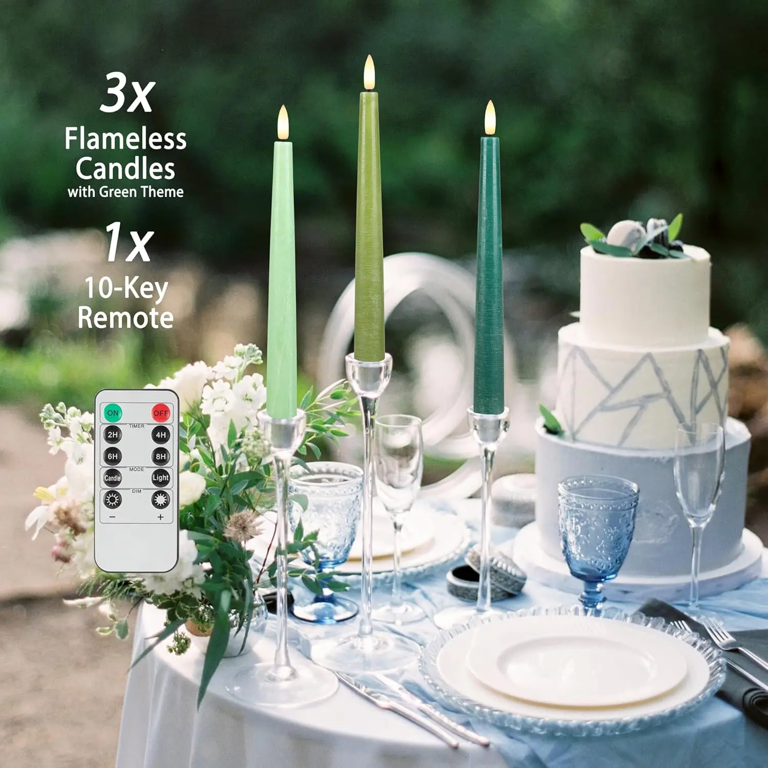 led candle chinese manufacturer custom real wax led flameless candles battery operated taper candles with timer for home decor